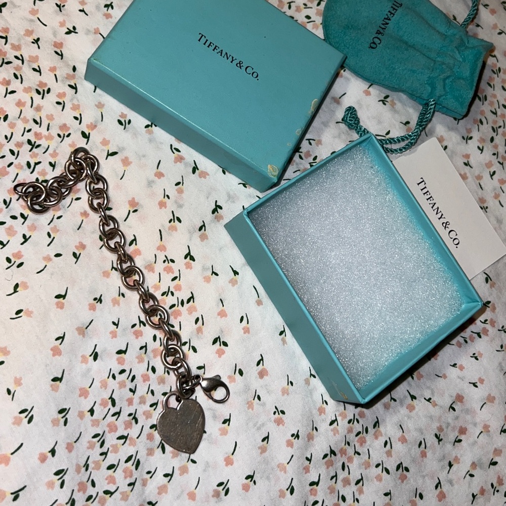Authentic Tiffany Heart Bracelet